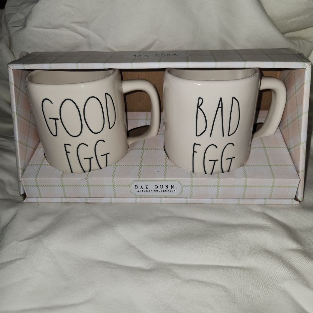 Rae Dunn Artisan Collection Easter Themed Coffee Cups